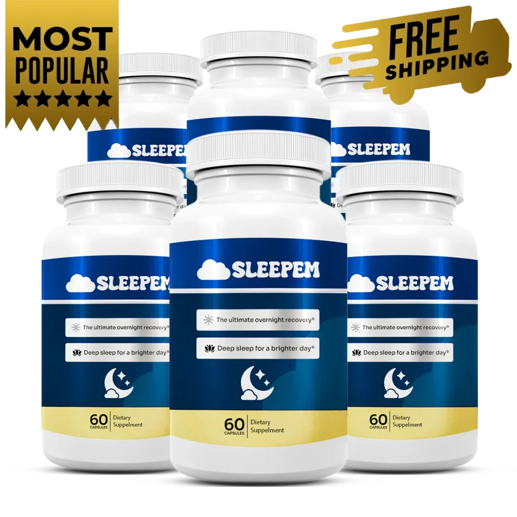 Sleepem supplement six-bottle package